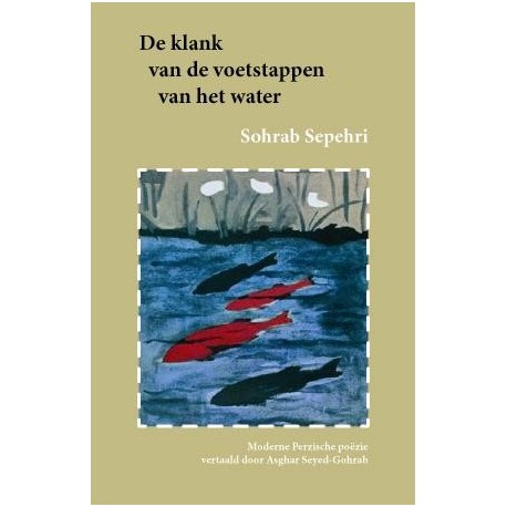 De klank van de voetstappen van het water